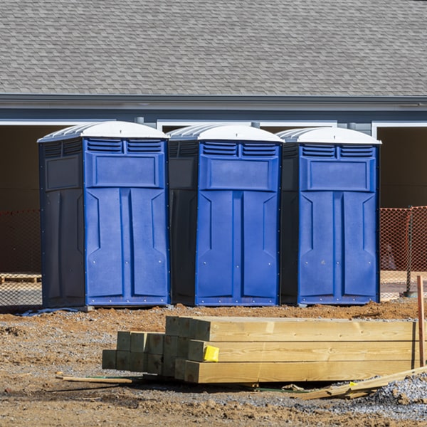 how do you dispose of waste after the portable toilets have been emptied in Manilla IA